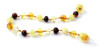 Baroque, Mix, Amber, Polished, Multi, Baltic, Beaded, Teething, Bracelet, Anklet, Jewelry 2