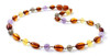 Smoky Quartz, Amber, Cognac, Baltic, Necklace, Teething, Amethyst, Citrine