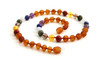 Raw, Chakra, Cognac, Necklace, Teething, Unpolished, Baltic, Gemstone 5