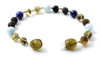 bracelet, amber, boy, blue, green, raw, baltic, unpolished, anklet, aquamarine, lapis lazuli 3