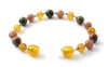 Anklet, Amber, Bracelet, Honey, Unakite, Sunstone, Green, Raw, Unpolished, Baltic 3