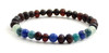 Cherry, Bracelet, Baltic, Jewelry, Amber, Stretch, Black, Unpolished, Apatite, Lapis Lazuli, Aventurine