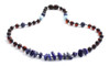 Lapis Lazuli, Necklace, Chips, Blue, Aquamarine, Amber, Cherry, Black, Jewelry, Baltic 3