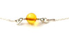 necklace, jewelry, bulk, wholesale, amber, baltic, sterling silver 925, cognac, minimalist 3