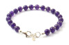 amethyst, bracelet, jewelry, violet, purple, gemstone, 6mm, 6 mm, jewellery, sterling silver 925 5