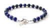 lapis lazuli, blue, sterling silver 925, bracelet, jewelry, jewellery, men, 6 mm, gemstone 2