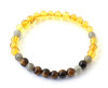 bracelet, stretch, amber, tiger eye, baltic, gemstone, tigers eye, labradorite, honey, jewelry 3