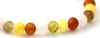 bracelet, amber, rose quartz, pink, stretch, jewelry, for women, multicolor, mix, raw, unpolished 2