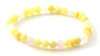 bracelet, milky, yellow, amber, baltic, natural, stretch, jewelry, rose quartz, butter, gemstone