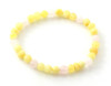 bracelet, milky, yellow, amber, baltic, natural, stretch, jewelry, rose quartz, butter, gemstone 3