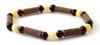 jewelry, amber, natural, stretch, healing, bracelet, milky, cherry, baltic, hazelwood, wood