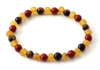 bracelet, stretch, red jasper, amber, tiger eye, tiger eye's, gemstone, jewelry, baltic, beaded 3