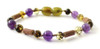 hazelwood, amethyst, amber, bracelet, anklet, green, purple, violet, baltic, wooden