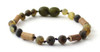 green, raw, amber, hazelwood, unpolished, bracelet, wood, baltic, teething, anklet, wooden