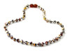 necklace, mosaic, multicolor, amber, baltic, jewelry, children, baby, adult 4