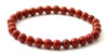 red jasper, bracelet, stretch, jewelry, 6mm, 6 mm, gemstone, jewellery, wholesale, in bulk