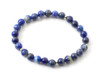 lapis lazuli, blue, gemstone, bracelet, jewelry, stretch, sterling silver 925, golden, 6 mm, 6mm, 4 mm, 4mm, wholesale, in bulk 3