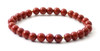 bracelets, in bulk, red jasper, sterling silver 925, golden, gemstone, wholesale, stretch, elastic band, jewelry