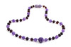 amethyst rose amber cherry black necklace violet purple jewelry beaded 3