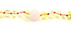 necklace amber baltic lemon yellow rose quartz gemstone jewelry beaded wholesale 2