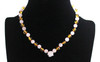 necklace rose quartz honey amber baltic beaded jewelry for a girl beaded golden 5