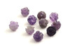 amethyst rose beads top drilled for jewelry making gemstone supplies
