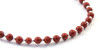 red jasper minimalist anklet with sterling golden silver 925 for women gemstone 4mm 4 mm jewelry 2