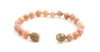 bracelet sunstone anklet knotted beaded 6mm 6 mm jewelry pink gemstone for women woman's wholesale bulk 3