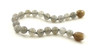 gray labradorite gemstone bracelet anklet jewelry beaded grey 6mm 6 mm 2