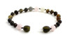 baltic anklet bracelet jewelry raw green unpolished gemstone beaded knotted moonstone rose quartz labradorite 3
