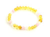 bracelet amber baltic lemon white agate rose quartz jewelry stretch polished baroque pink yellow 3