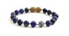 bracelet lapis lazuli anklet jewelry blue beaded dark gemstone 6mm 6 mm men's for men boy boys 4