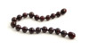 anklet burgundy round jewelry red garnet gemstone 6mm 6 mm bracelet for women women's 2