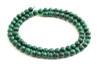 malachite 5mm 5 mm strand beads supplies for jewelry making green natural  3