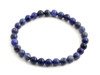 sodalite gemstone jewelry stretch bracelet blue 6mm 6 mm adult men men's 3