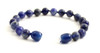 sodalite blue gemstone jewelry bracelet anklet 6mm 6 mm knotted  3