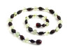 bean olive cherry amber black baltic polished prehnite green jewelry necklace 2