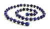 blue necklace sodalite gemstone 6mm 6 mm jewelry for boy boys men men's knotted 2