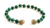 bracelet jewelry beaded anklet malachite gemstone 5 mm 5mm green knotted 3