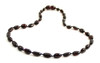 necklace black bean olive baltic amber jewelry shape cherry polished knotted beaded 2