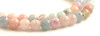 morganite multicolor gemstone beads strand 6mm 6 mm natural supplies for jewelry making 2