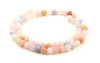 morganite multicolor gemstone beads strand 6mm 6 mm natural supplies for jewelry making 3
