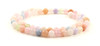 morganite multicolor gemstone beads strand 6mm 6 mm natural supplies for jewelry making