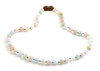 morganite gemstone necklace jewelry beaded multicolor 6mm 6 mm knotted 3