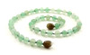 necklace aventurine green gemstone jewelry 6mm 6 mm knotted beaded  2