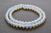 opalite white gemstone beads strand 6mm 6 mm for jewelry making supplies drilled