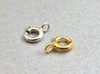 clasps clasp spring ring sterling silver 925 golden supplies for jewelry making