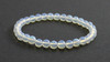 bracelet gemstone white opalite white 6mm 6 mm jewelry stretch bracelet for men men's women women's
