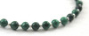 malachite anklet minimalist small beads with sterling silver 925 golden for women women's jewelry 4mm 4 mm green 2