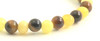 bracelet stretch jewelry tiger eye tiger's eye's amber baltic milky butter yellow brown gemstone elastic band 2